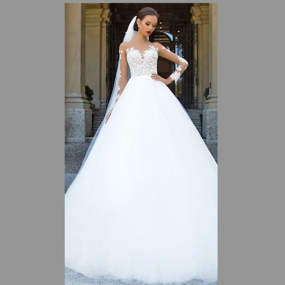 Mila Nova Jersaey Wedding Gown